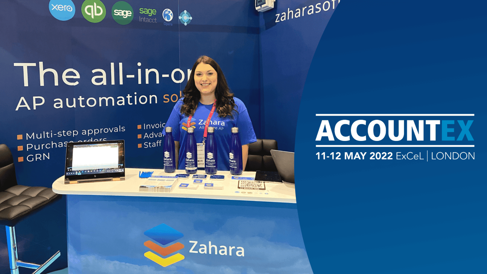 Zahara visit Accountex 2022
