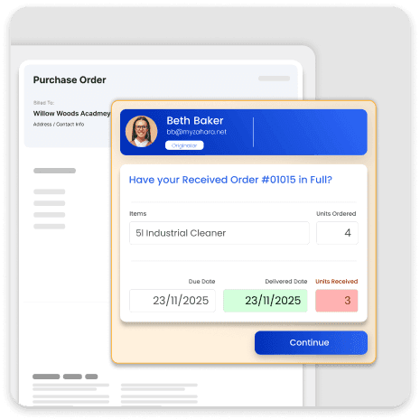 Receipt goods with ease